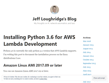 Tablet Screenshot of jeffloughridge.wordpress.com