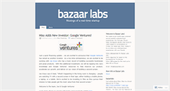 Desktop Screenshot of bazaarlabs.wordpress.com
