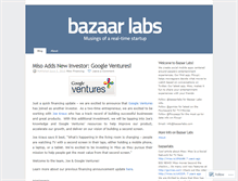 Tablet Screenshot of bazaarlabs.wordpress.com