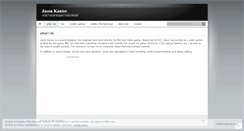 Desktop Screenshot of jasonkanter.wordpress.com