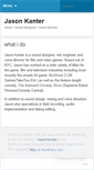Mobile Screenshot of jasonkanter.wordpress.com