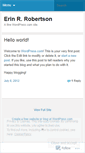 Mobile Screenshot of erinrrobertson.wordpress.com