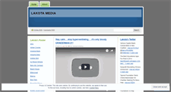 Desktop Screenshot of lakotamedia.wordpress.com
