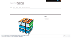 Desktop Screenshot of ignaciopilotto.wordpress.com