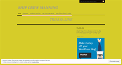 Desktop Screenshot of oceanmanning.wordpress.com