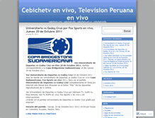 Tablet Screenshot of cebichetv.wordpress.com