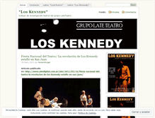 Tablet Screenshot of loskennedydelsur.wordpress.com