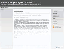 Tablet Screenshot of josevasconcellos.wordpress.com