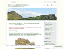 Tablet Screenshot of edinburghselfcatering.wordpress.com