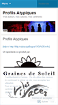 Mobile Screenshot of profilsatypiques.wordpress.com
