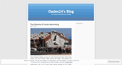 Desktop Screenshot of oades24.wordpress.com