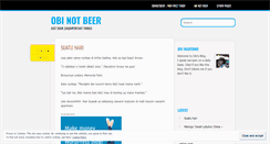 Desktop Screenshot of obinotbeer.wordpress.com