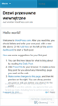 Mobile Screenshot of drzwiprzesuwnewewnetrzne.wordpress.com