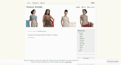 Desktop Screenshot of indianattire.wordpress.com