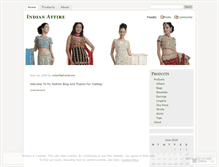 Tablet Screenshot of indianattire.wordpress.com
