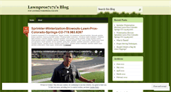 Desktop Screenshot of lawnpros7171.wordpress.com