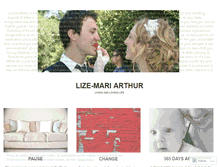 Tablet Screenshot of lizemariarthur.wordpress.com