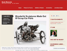 Tablet Screenshot of buntemomente.wordpress.com