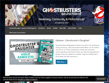 Tablet Screenshot of ghostbustersdeutschland.wordpress.com