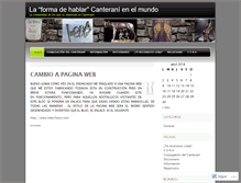 Tablet Screenshot of canterani.wordpress.com