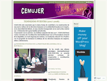 Tablet Screenshot of cemujer.wordpress.com