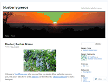 Tablet Screenshot of blueberrygreece.wordpress.com