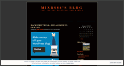 Desktop Screenshot of mizrs84.wordpress.com