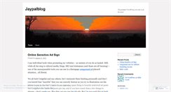 Desktop Screenshot of jaypalblog.wordpress.com