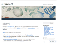 Tablet Screenshot of gostozuras02.wordpress.com