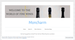 Desktop Screenshot of moncharm.wordpress.com