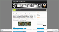 Desktop Screenshot of huracandenoche.wordpress.com