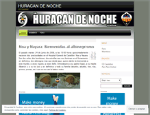 Tablet Screenshot of huracandenoche.wordpress.com