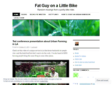 Tablet Screenshot of fatguyonalittlebike.wordpress.com