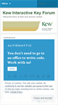 Mobile Screenshot of kikforum.wordpress.com