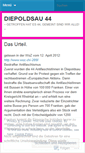 Mobile Screenshot of diepoldsau44.wordpress.com