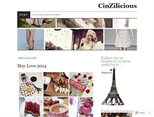 Tablet Screenshot of cinzee.wordpress.com