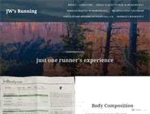 Tablet Screenshot of neverstoprunning.wordpress.com