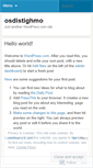 Mobile Screenshot of osdistighmo.wordpress.com