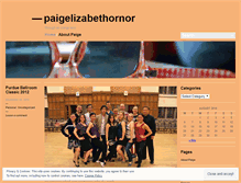 Tablet Screenshot of paigelizabethornor.wordpress.com
