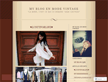 Tablet Screenshot of myblogenmodevintage.wordpress.com