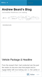 Mobile Screenshot of andrewbeard.wordpress.com