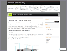 Tablet Screenshot of andrewbeard.wordpress.com