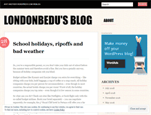 Tablet Screenshot of londonbedu.wordpress.com