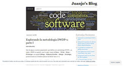Desktop Screenshot of jjegonzalezf.wordpress.com