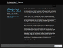 Tablet Screenshot of kevinatoviolet.wordpress.com