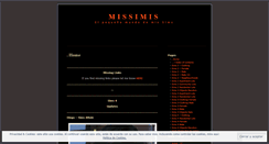Desktop Screenshot of missimisblog.wordpress.com