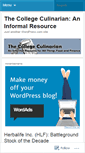 Mobile Screenshot of collegeculinarian.wordpress.com