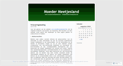 Desktop Screenshot of moedermeetjesland.wordpress.com