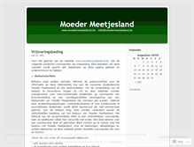 Tablet Screenshot of moedermeetjesland.wordpress.com
