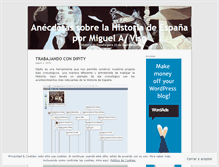 Tablet Screenshot of historiadeespanapormviso.wordpress.com